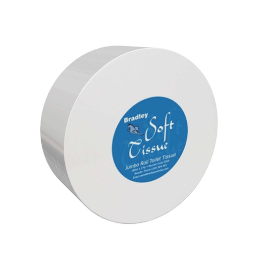 5005 BradleyCare Jumbo Toilet Roll - Carton of 8 Rolls