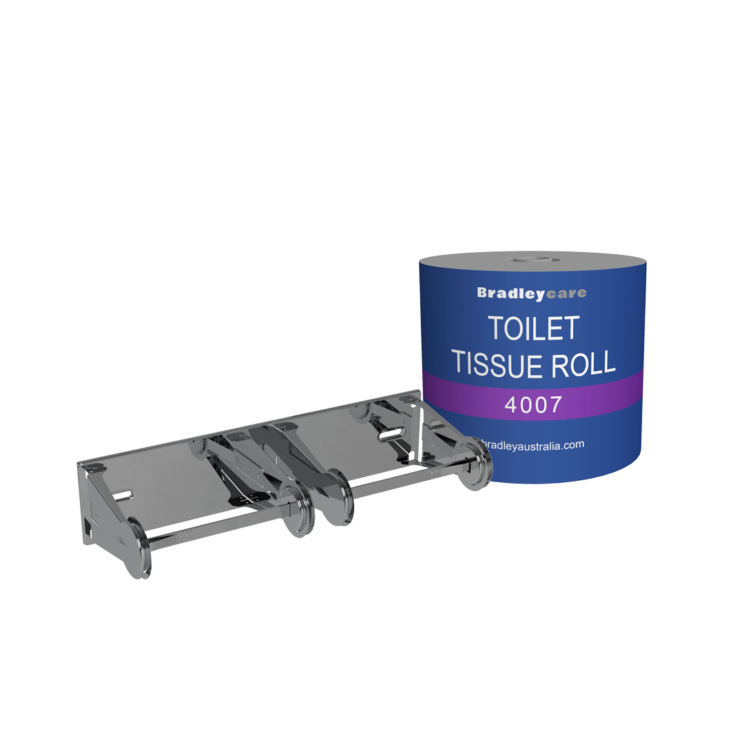 4007 BradleyCare Toilet Tissue Rolls - Carton of 48 Rolls