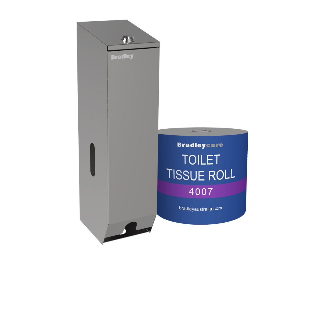 4007 BradleyCare Toilet Tissue Rolls - Carton of 48 Rolls