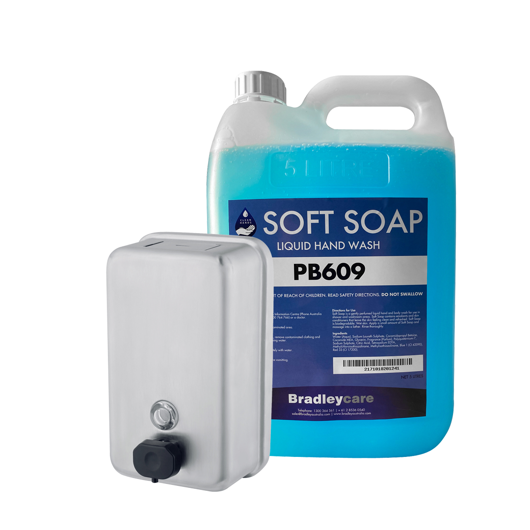 PB609 BradleyCare Soft Soap - 5 Litre Bottle