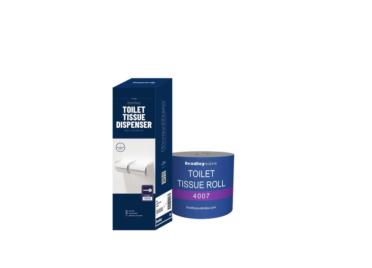 BradleyCare Toilet Tissue Rolls - 4007