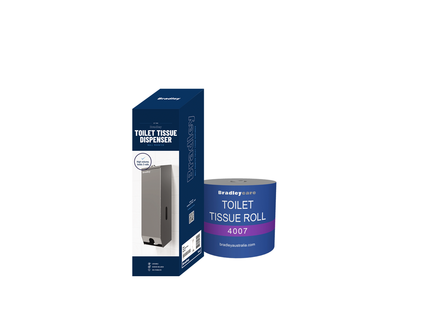 BradleyCare Toilet Tissue Rolls - 4007
