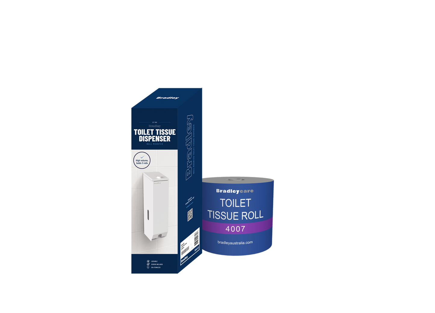 BradleyCare Toilet Tissue Rolls - 4007