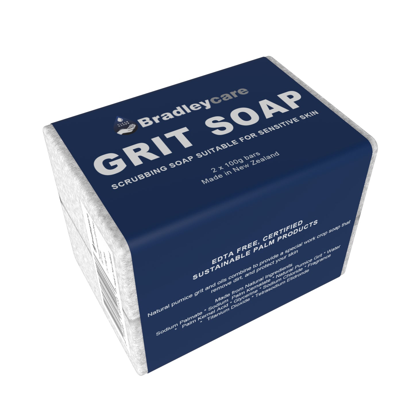 PS71129 Bradley Care Grit Soap - Twin Pack