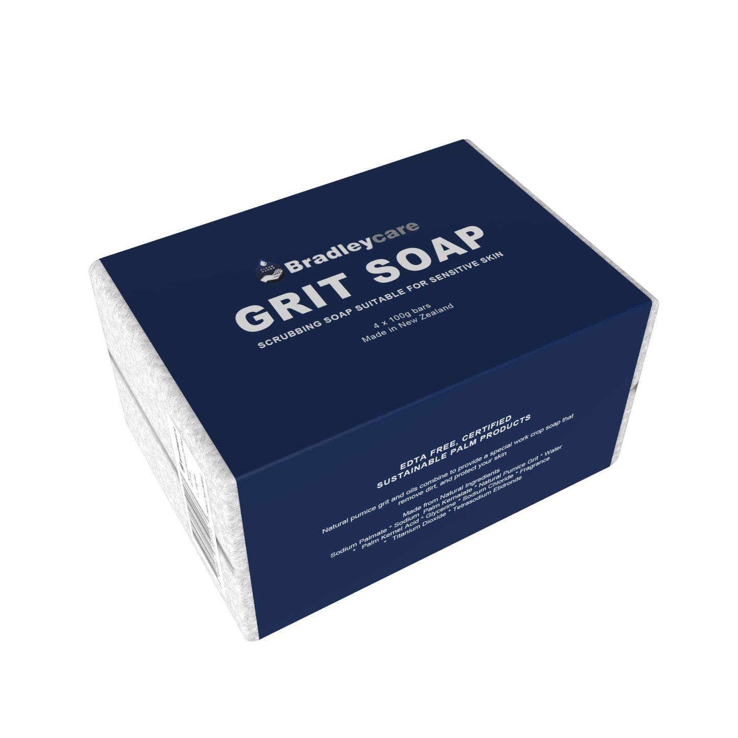 PS71133 Bradley Care Grit Soap - 4 Pack